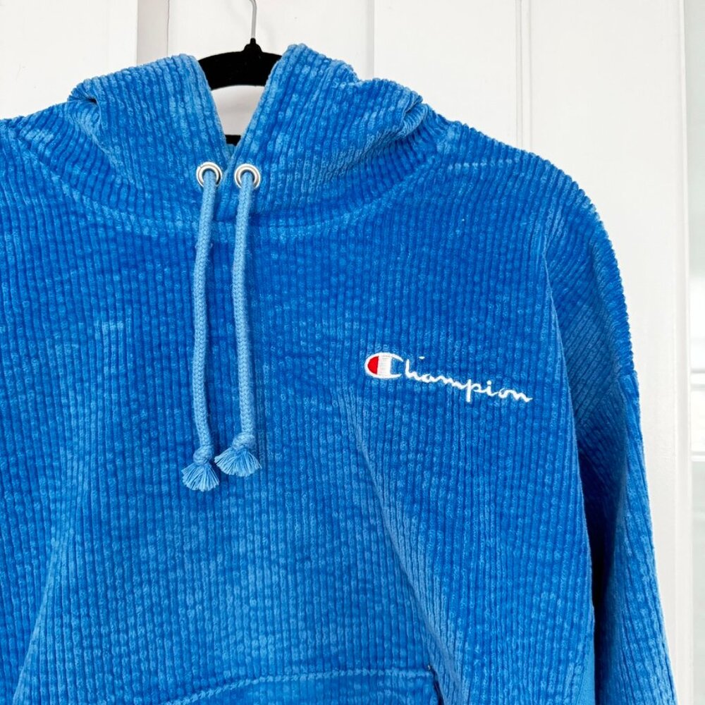 Champion x UO sky blue corduroy sweatsuit - Picture 4 of 11